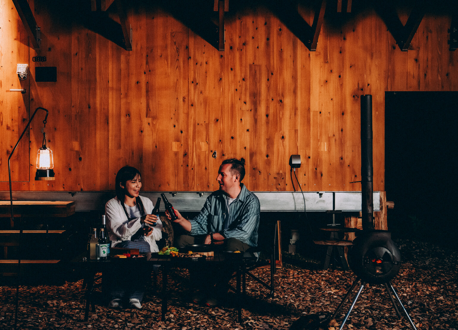 Enjoy Your Meal in the Kitchen Outside High Quality Camping Food